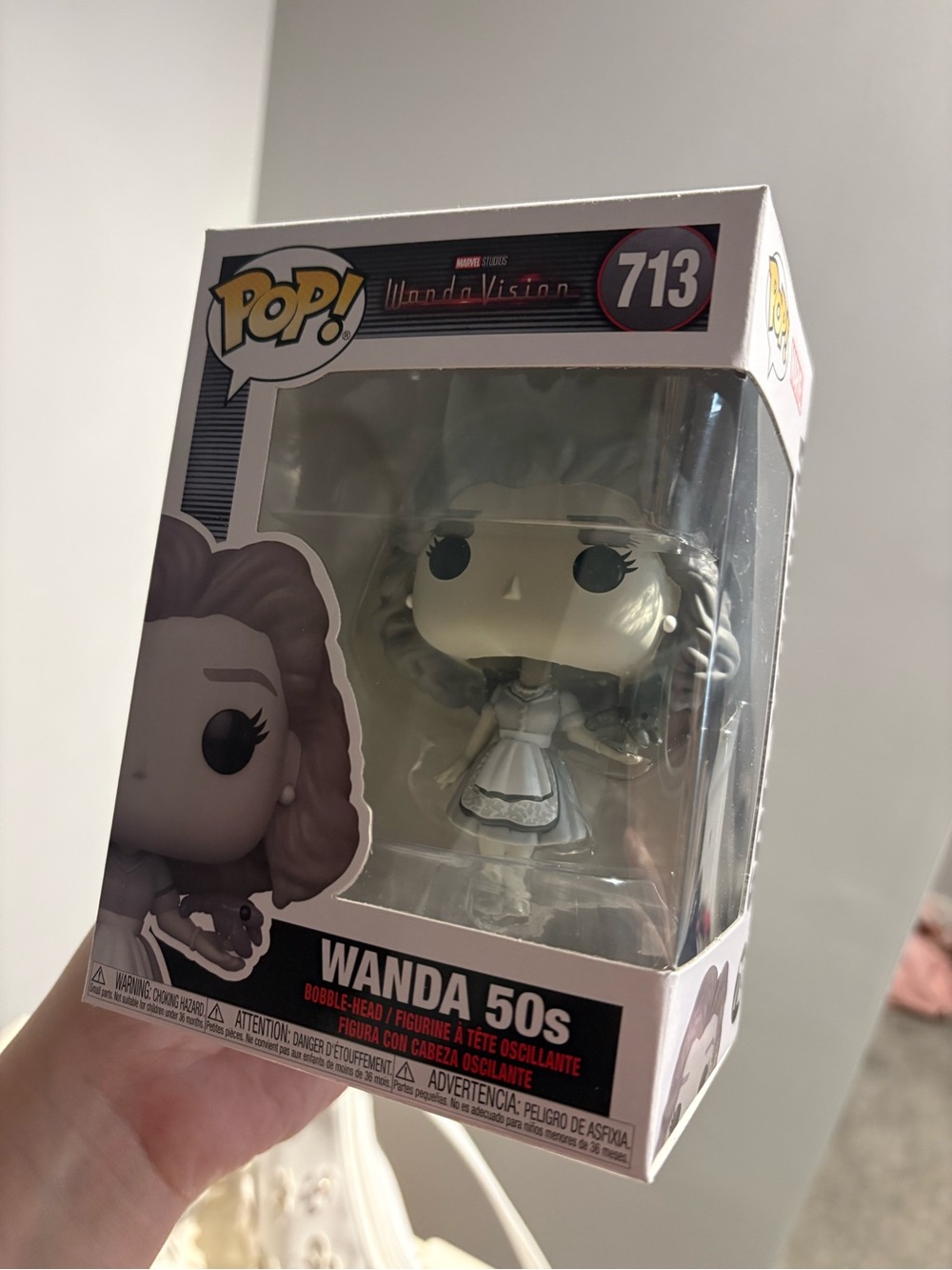Funko Pop! Wanda 50s Vinyl Figure - White & Gray